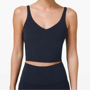 COPY - Black size 4 Lululemon Align crop tank